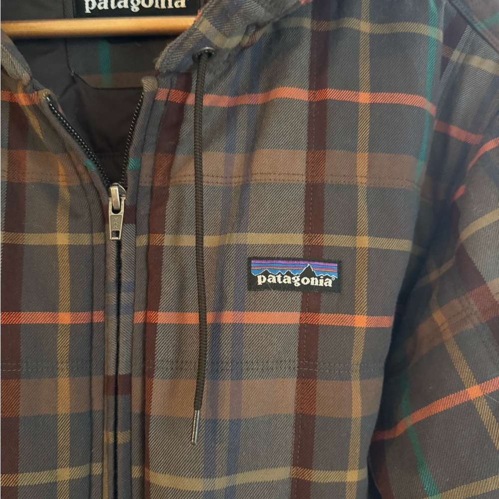 Patagonia Men's Multicolor Plaid Parka Coat